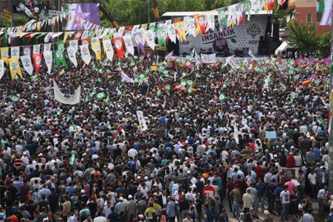 Muş'ta tarihin en kalabalık mitingi